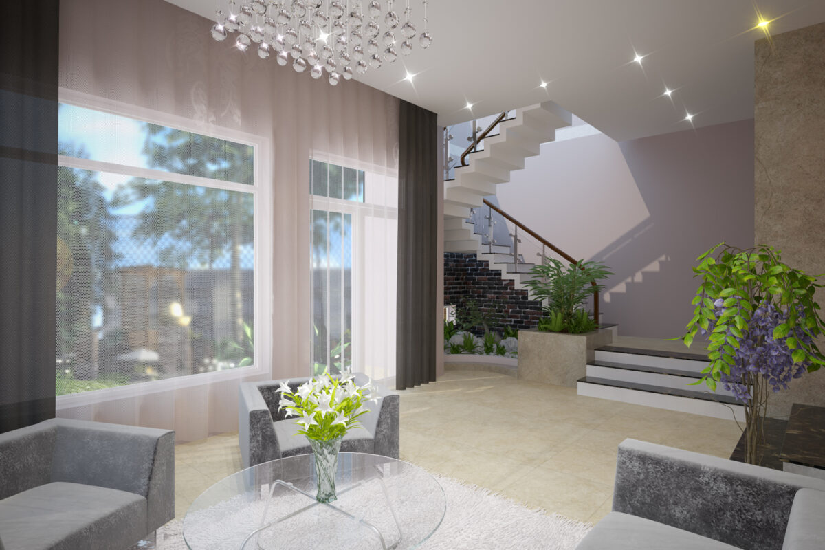 Ground Floor 1 - Nội Thất Nhà Biệt Thự Phan Thiết - Anh Đan Uy