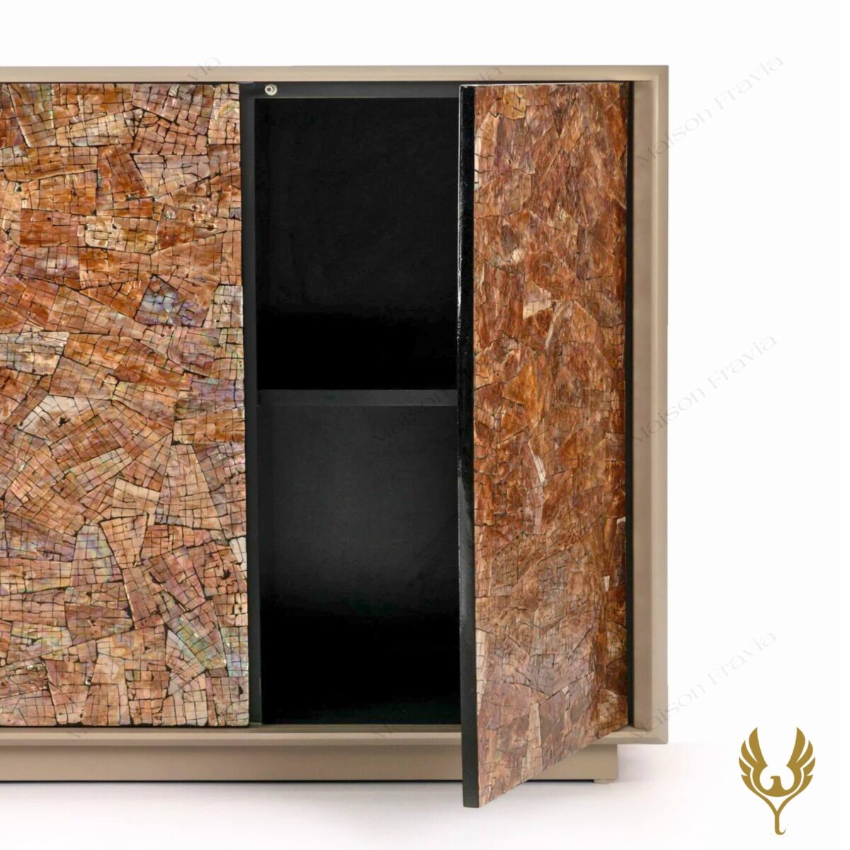 Kệ Tủ Khảm Trai Kaleidoscope Cabinet K04 4 cánh - Fravia - Nội Thất Life