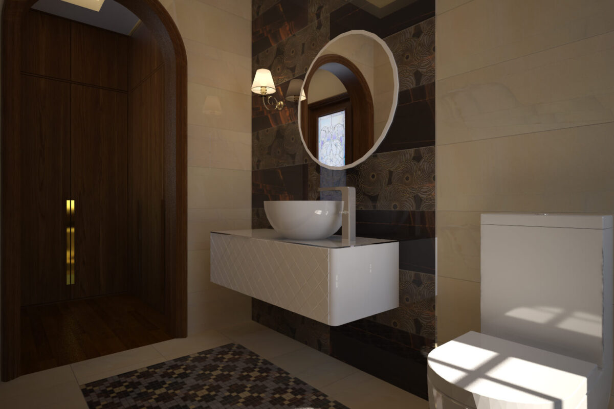 WC Con Trai Option 1 View 2 - Nội Thất Nhà Biệt Thự Quận 2 - Anh Trương Chị Hiền