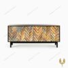 Kệ tủ Veneer Wavy Wave Cabinet Fravia K02 - Nội Thất Life