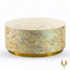 BÀN TRÀ KHẢM TRAI PRISMA MOON INOX VÀNG - FRAVIA - NỘI THẤT LIFE