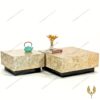 Bàn Trà Khảm Trai Prisma Square - Fravia - Nội Thất Life