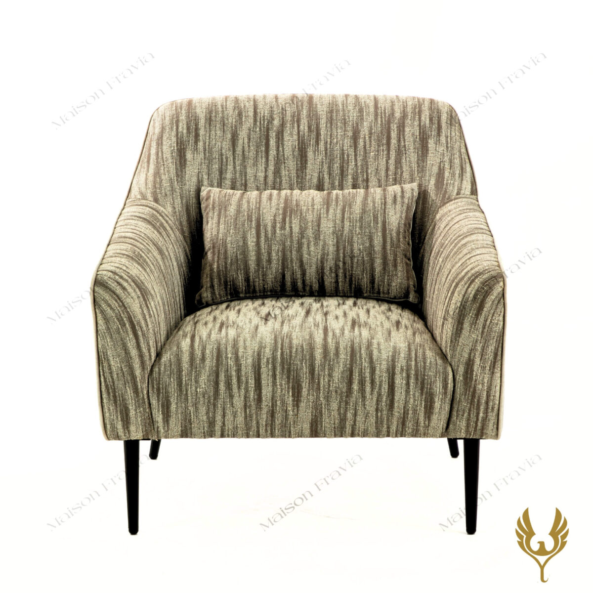 Ghế Amchair Ghi Xước - Fravia - Nội Thất Life