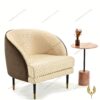 Ghế Armchair Họa Tiết Vàng - Fravia - Nội Thất Life