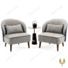 Ghế Armchair Kẻ Xanh - Fravia - Nội Thất Life