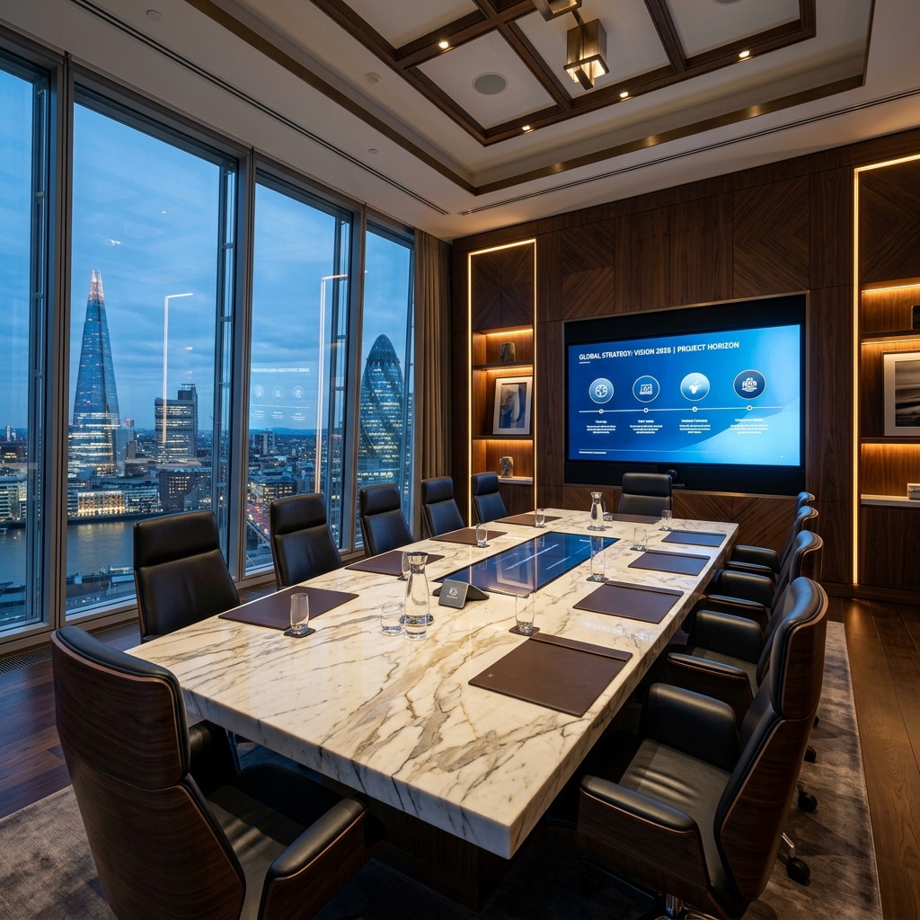 Thiết kế phòng họp cao cấp The Boardroom