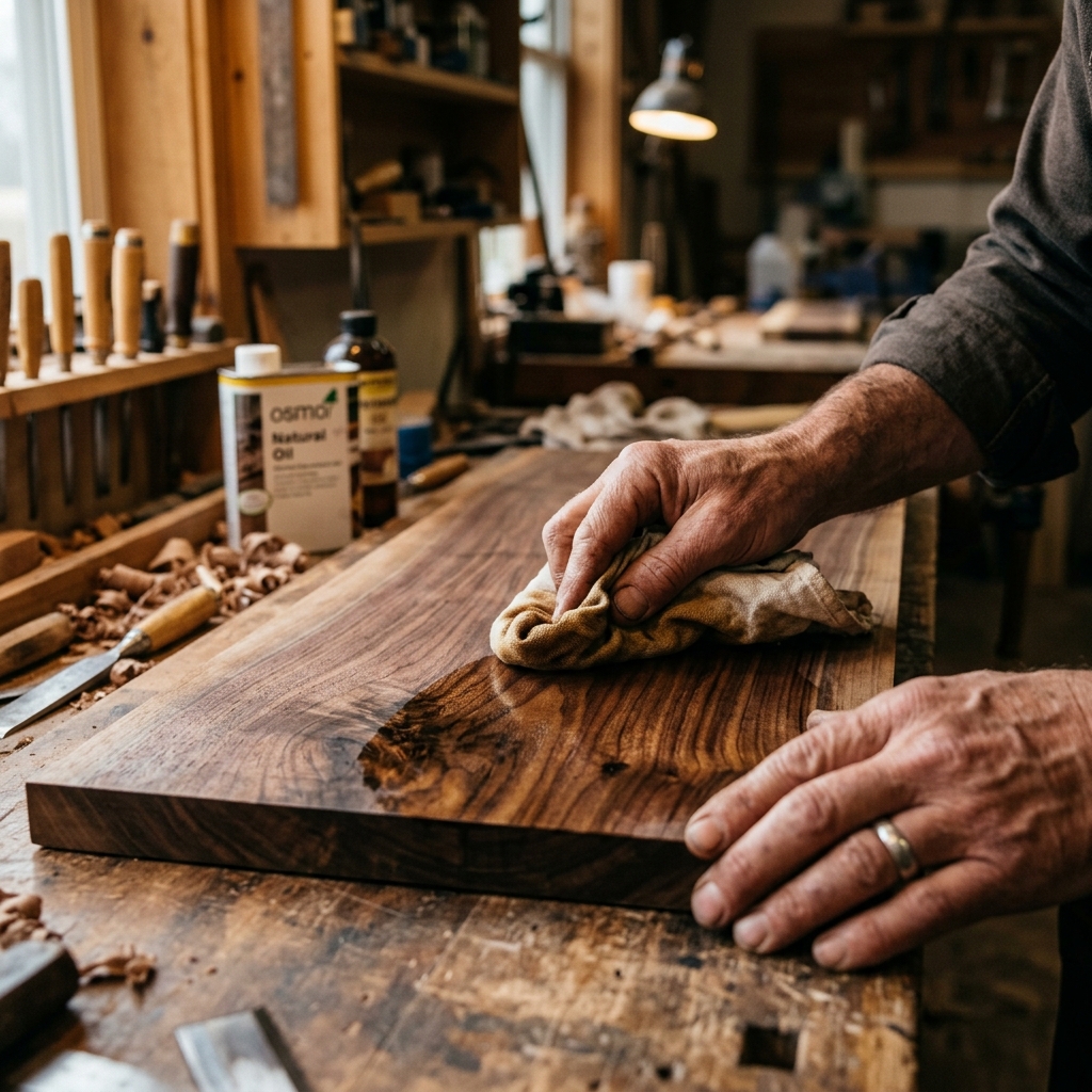 Kinh Nghiệm Thi Công Nội Thất Gỗ Óc Chó (Walnut): Tránh Ngay Lỗi Phai Màu, Cong Vênh