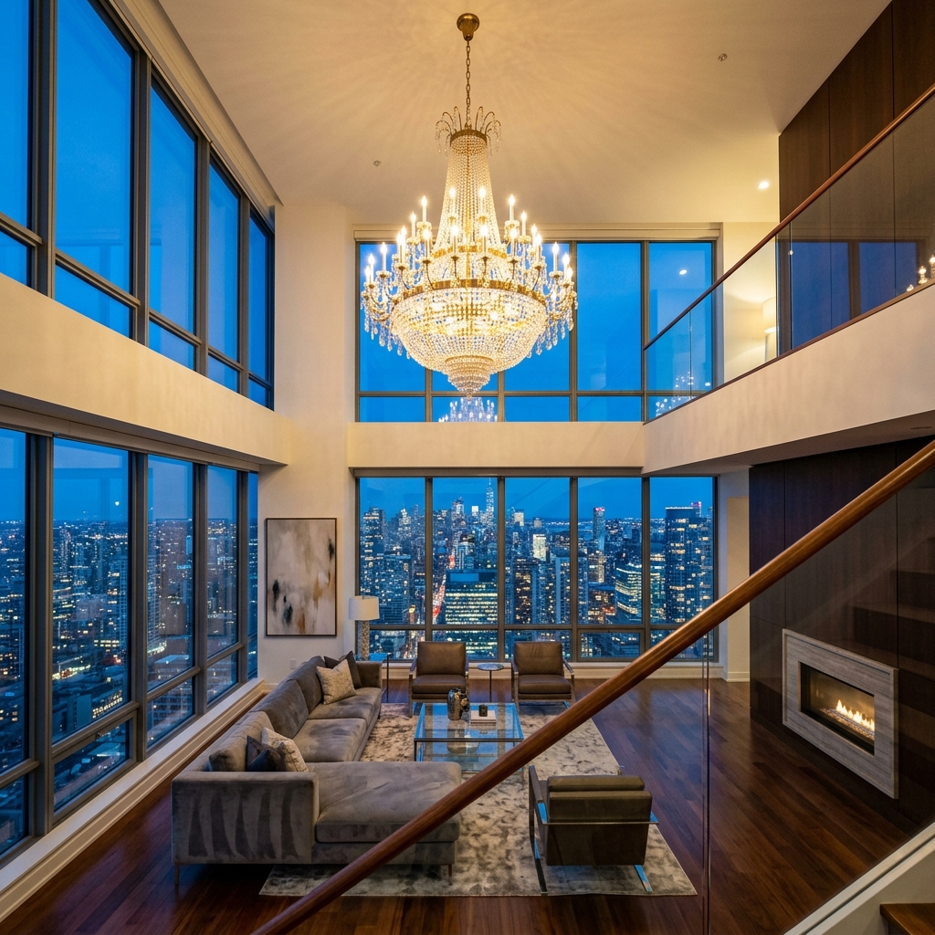 Nhận Thầu Thiết Kế Thi Công Nội Thất Căn Hộ Duplex Penthouse Cao Cấp TPHCM